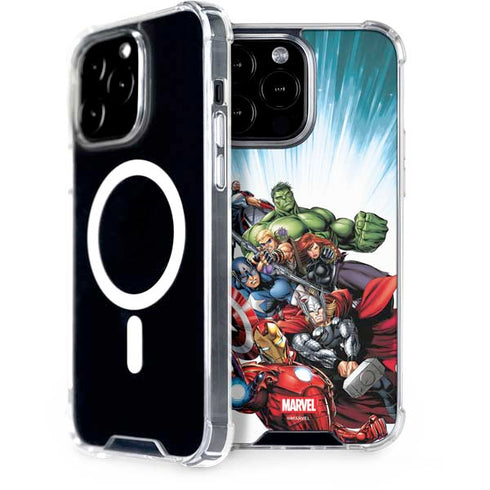 Marvel Avengers Team iPhone 15 Pro Max MagSafe Case